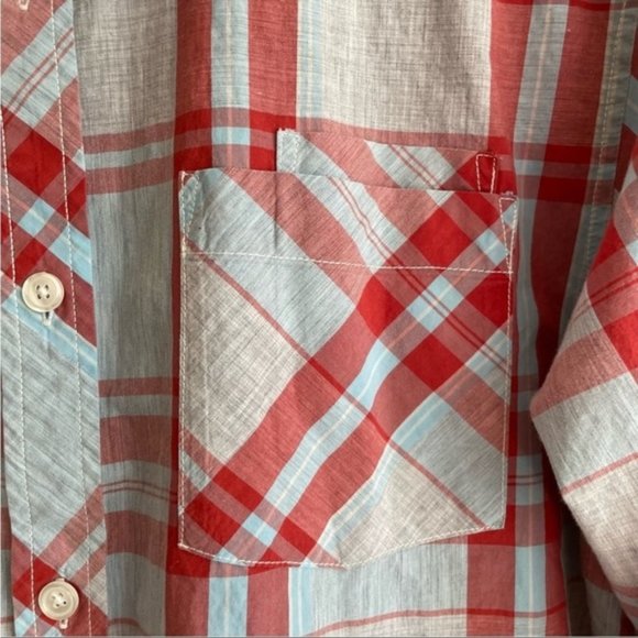 North Face plaid button up shirt size M - Picture 3 of 8